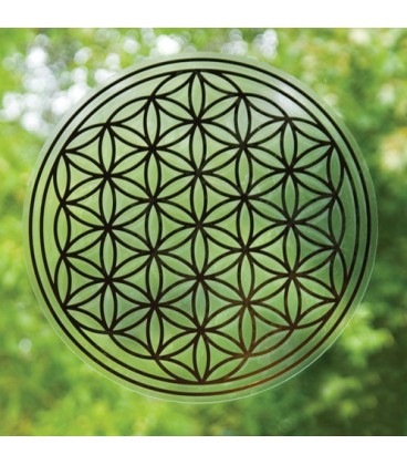 Autocollant Fleur de Vie - 27 cm