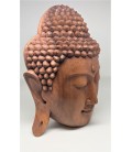 Masque de Bouddha en bois