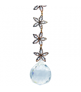 Suspension Feng Shui cristal et étoiles