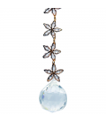 Suspension Feng Shui cristal et étoiles