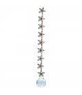 Suspension Feng Shui cristal et étoiles