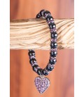 Bracelet magnétique coeur