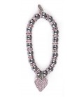 Bracelet magnétique coeur