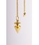 Pendule Cône plaqué Or