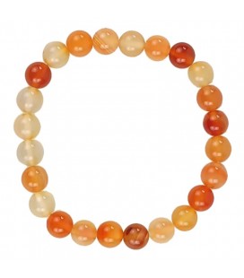 Bracelet Cornaline 8 mm