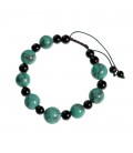 Bracelet Turquoise et Agate noire