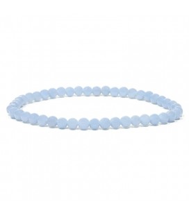 Bracelet en Angélite  4 mm