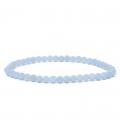 Bracelet en Angélite  4 mm