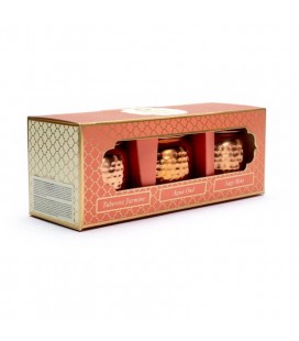 Ensemble de 3 Bougies Veda