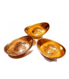 3 Lingots d'or feng shui