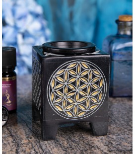 Diffuseur huiles essentielles Fleur de Vie Gold