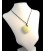 Pendentif cœur jade clair de Chine