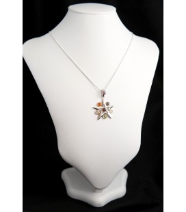 Pendentif 7 chakras - étoile