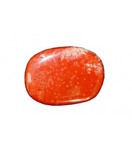 Pierre plate jaspe rouge