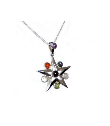 Pendentif 7 chakras