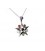 Pendentif 7 chakras - étoile
