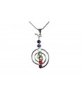 Pendentif 7 chakras - Spirale