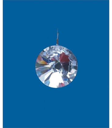 Cristal de forme diamant multifacettes de 40mm