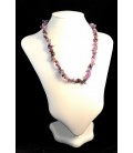 Collier baroque en Améthyste