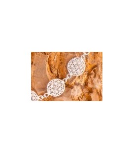 Bracelet fleur de vie en argent